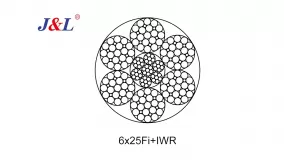 6×36WS+IWR Стальной трос со стальным сердечником